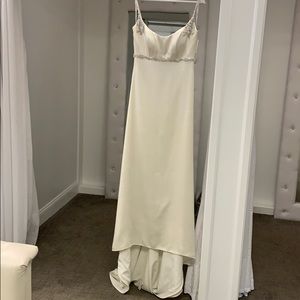 Ivory Silk Wedding Dress